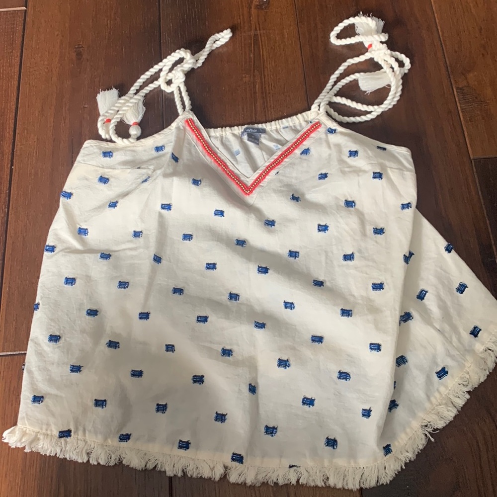 tie shoulder tank